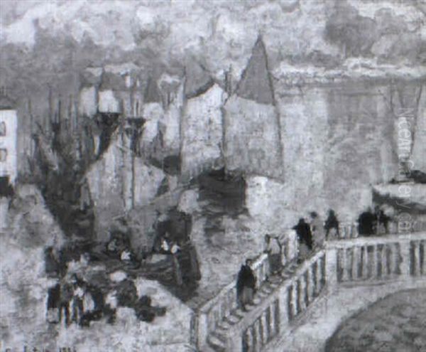 Italienische Hafenstadt - view 1