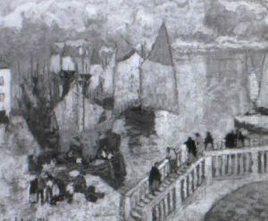 Italienische Hafenstadt by Konstantin Ivanovich Gorbatov