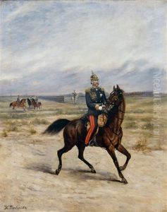 Portrait Of Tsar Alexander Ii On Horseback