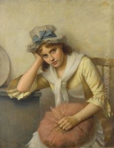 A Pensive Look by Michele Gordigiani
