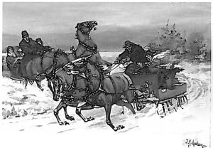 Runaway Sleigh by John Sloane Gordon