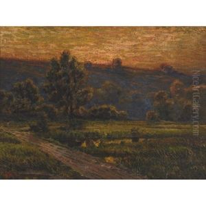 Autumn Sunset by John Sloane Gordon