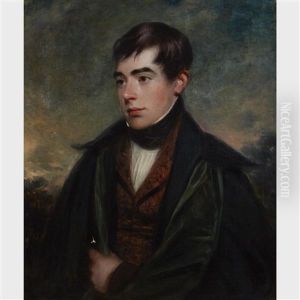 Portrait Of A Man (said To Be A Portrait Of Sir Walter Scott) by John Watson Gordon