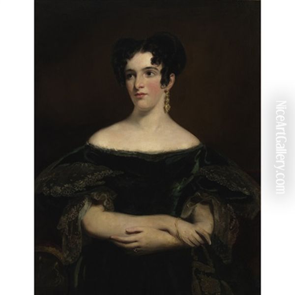 Portrait Of Miss Elizabeth Mack (mrs. Thomas Henderson) - view 1