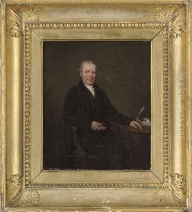 Portrait Of A Gentleman At A Writing Desk (mr John Moncrieff?)