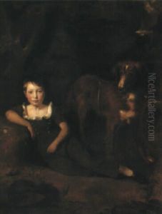 Portrait Of William Murray Nairne, Later 6th Baron Nairne, As A Boy by John Watson Gordon