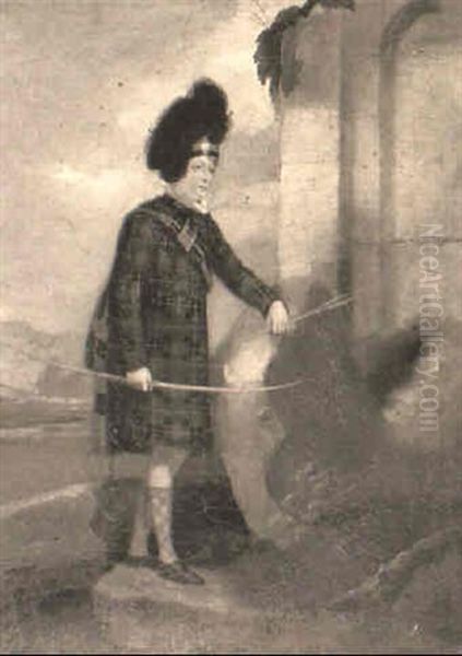 Portrait Of William Murray Nairne In Archer's Uniform - view 1