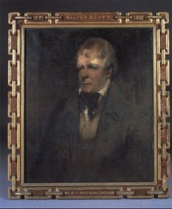 Portrait Of Sir Walter Scott With Black Neckerchief by John Watson Gordon