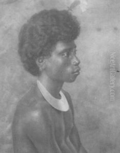 Portrait Neuguinea-bewohner Portrait Neuguinea-bewohner