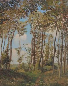 Landscape Near Neuville, Normandy by Spencer Frederick Gore
