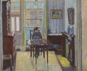 Interior Of Room At 6 Cambrian Road, Richmond by Spencer Frederick Gore