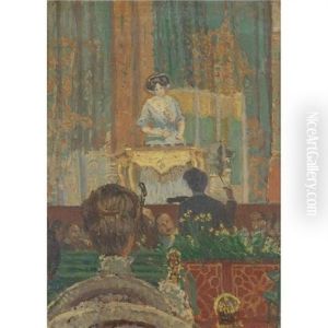 The Music Hall (lady With A Dulcimer) The Music Hall (lady With A Dulcimer)