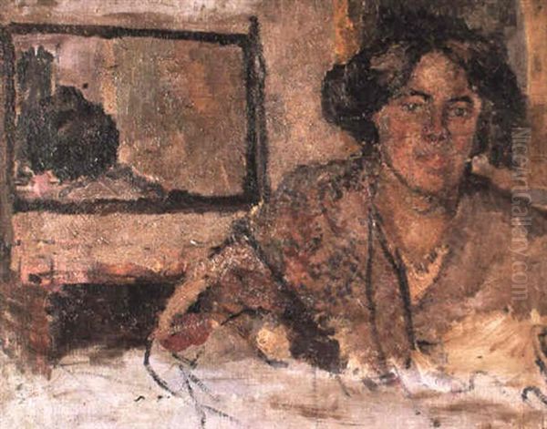 Woman In An Interior - view 1