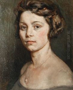 Portrait Study Of The Artist's Wife, Yvonne
