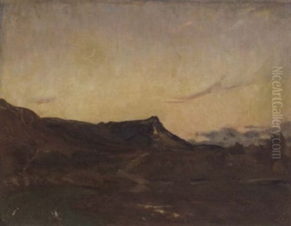 County Wicklow Landscape At Dusk - view 1