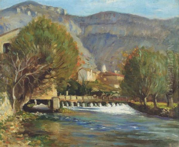 The Weir At Vaucluse, France - view 1