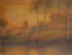 Coucher De Soleil Sur L'etang Coucher De Soleil Sur L'etang
