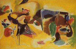 Etude Pour Le Tableau De Canberra by Arshile Gorky