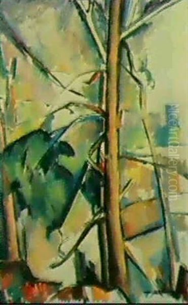 Landscape (in The Manner Of Cezanne) by Arshile Gorky