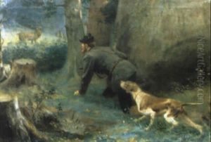 J,gare Med Hund Smygande Pa Byte by Marie Goerlich