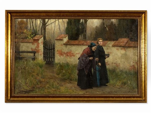 Two Ladies Taking A Walk - view 1