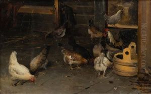 In The Henhouse by Ivan Lavrentievich Gorokhov