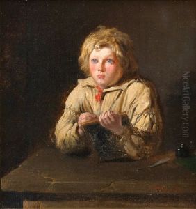 Writing Boy by Ivan Lavrentievich Gorokhov