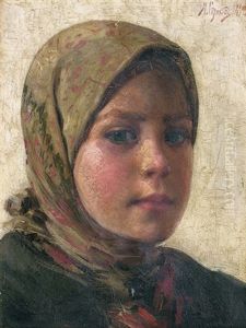 Jeune Fille Russe by Ivan Lavrentievich Gorokhov