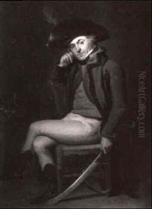 Portrait D'officier Assis Dans Un Interieur by Henri Nicolas Van Gorp