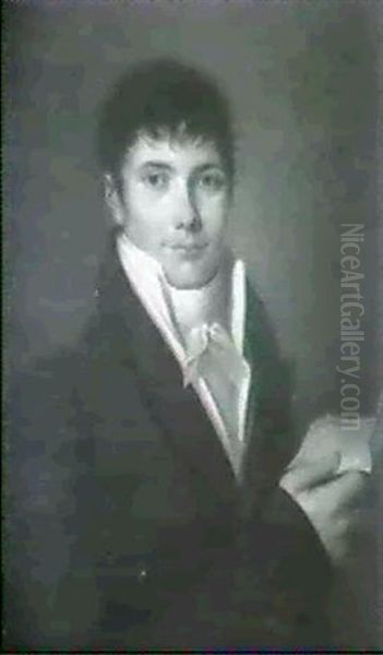Portrait D'homme Tenant Une Lettre - view 1