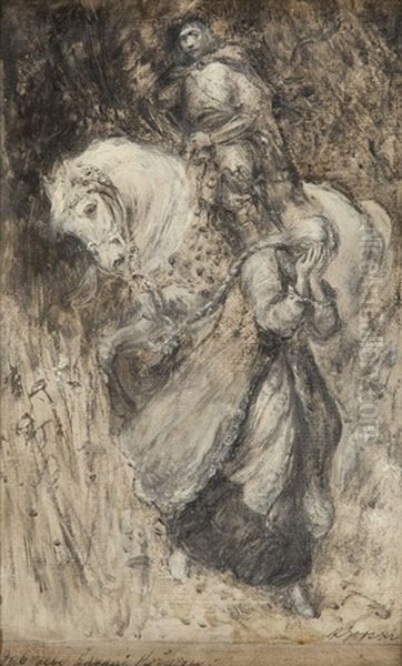 "dab Albo Barani Kozuszek", Illustration For "fairy Tales" By Kazimierz Glinski - view 1