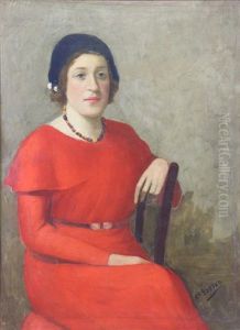 Portrait Of A Woman by Aaron Harry Gorson