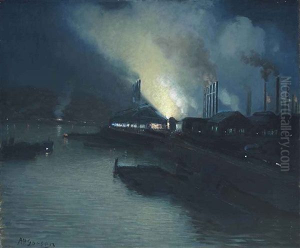 Portrait Of A Steel Mill, Pennsylvania - view 1