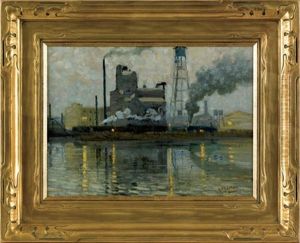 Untitled (industrial Scene) by Aaron Harry Gorson