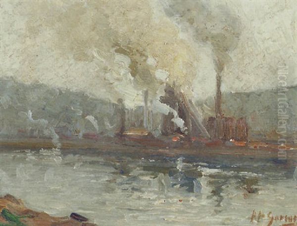 Factories Along The River - view 1