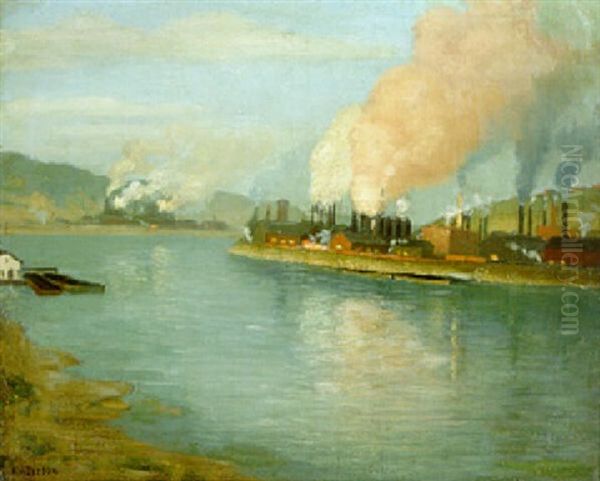 Blast Furnace, Early Morn - view 1