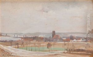 Winter Landscape by Michael Gorstkin-Wywiorski