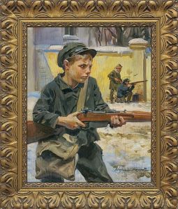 Young Lwow Defender by Michael Gorstkin-Wywiorski