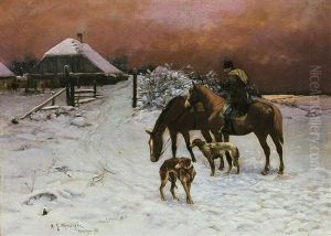 Dawn Before Hunting by Michael Gorstkin-Wywiorski