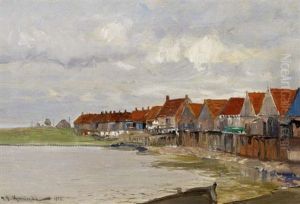Der Hafen Von Volendam Am Ijsselmeer Der Hafen Von Volendam Am Ijsselmeer