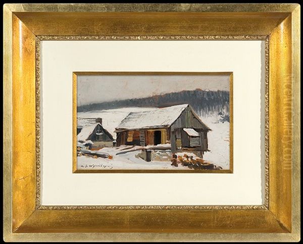 Cottages In The Snow - view 1