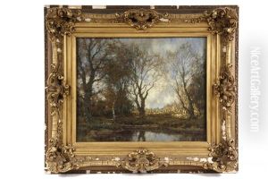 Summer Pond Scene by Arnold Marc Gorter