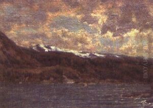 Segelboot In Der Fjord by Arnold Marc Gorter
