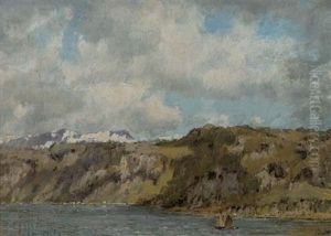 Sailing In A Fjord by Arnold Marc Gorter