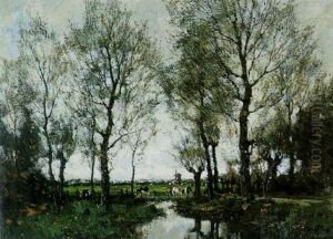Cows At Pasture by Arnold Marc Gorter