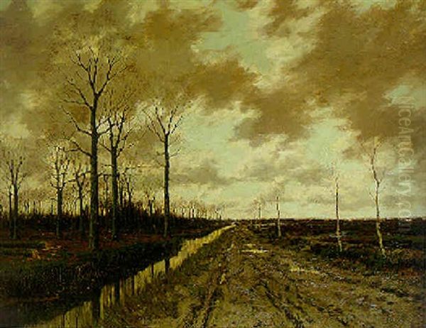 A Wooded Autumn Landscape - view 1
