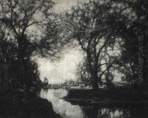Pasture By A Stream, Autumn