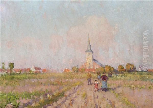 Promenade De Dimanche Apres La Messe - view 1