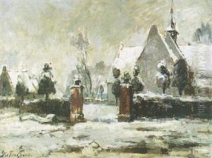 Vlassenbroek Onder Sneeuw