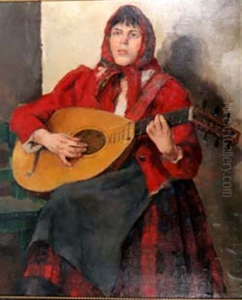 Musizierendes Madchen - view 1